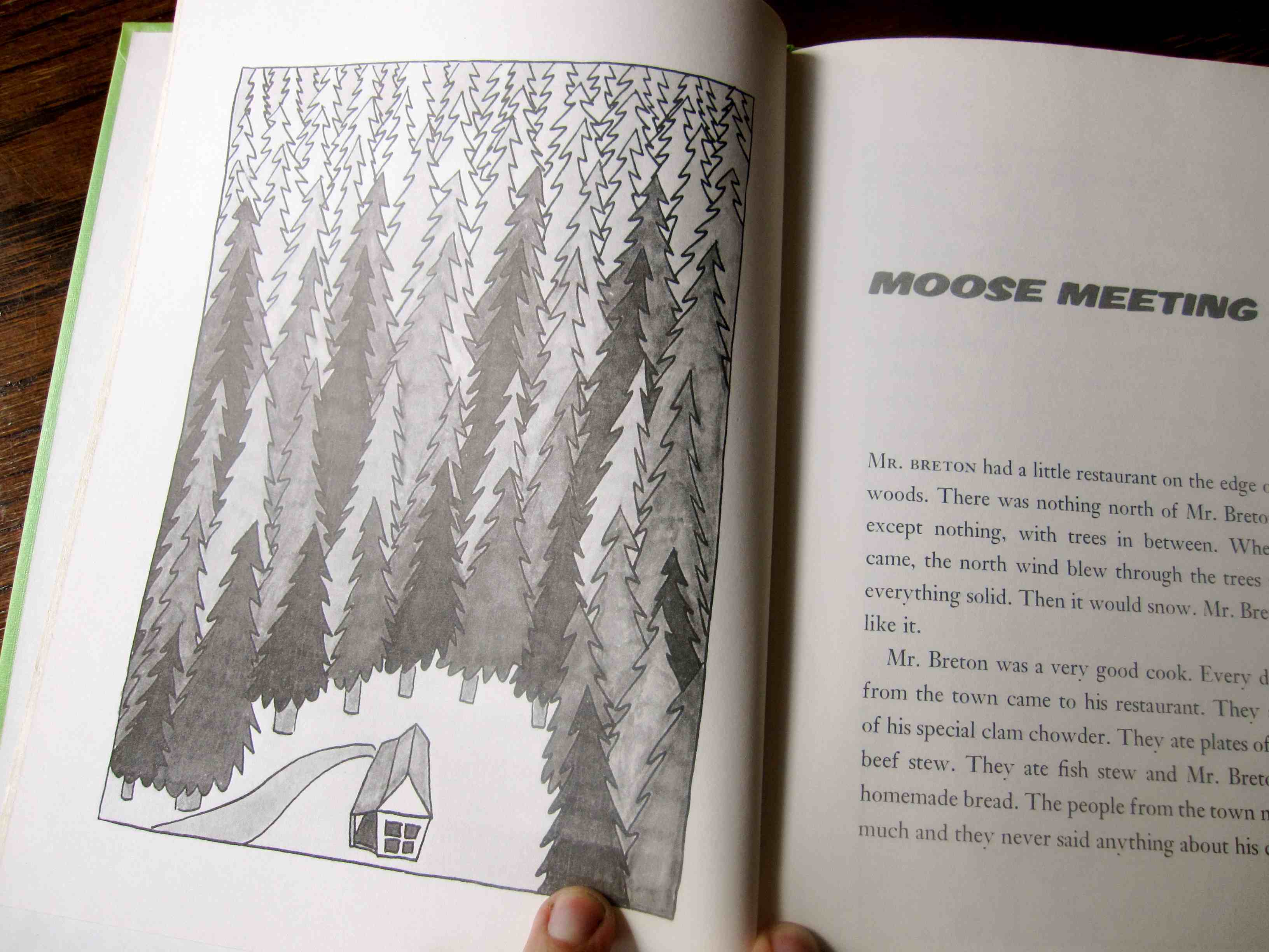 Blue Moose illustration by Daniel Manus Pinkwater