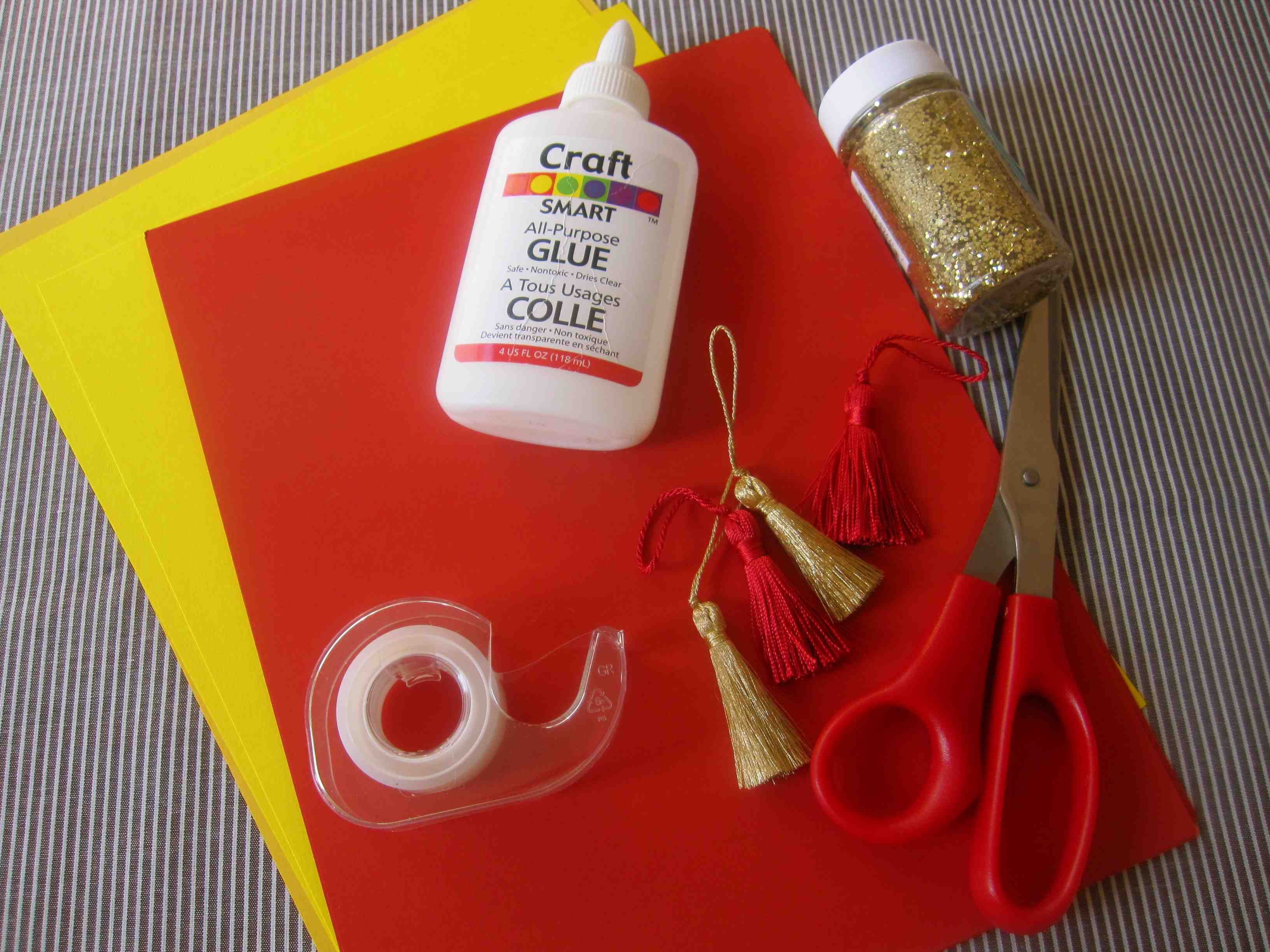 Materials for Chinese Paper Lantern Craft