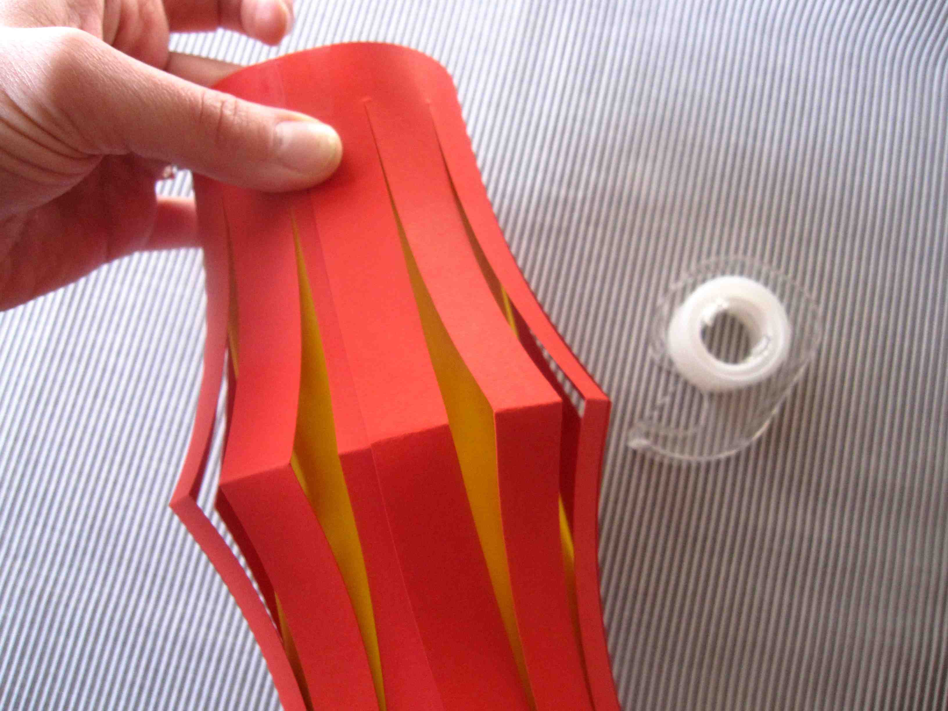 Making Paper Lanterns for the Chinese New Year