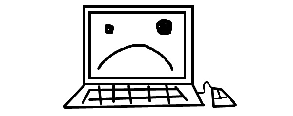 sad computer