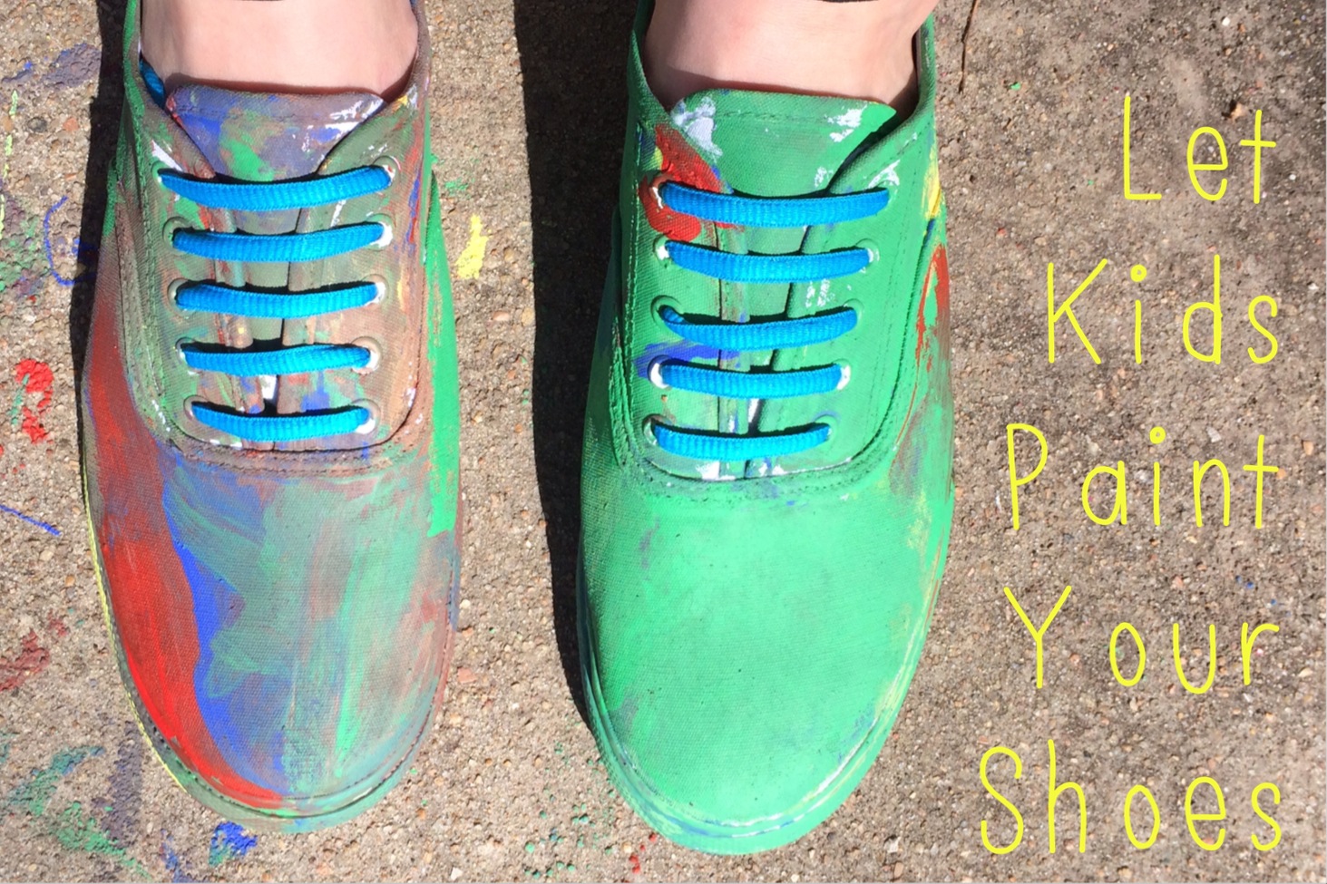 Let Kids Paint Your Shoes