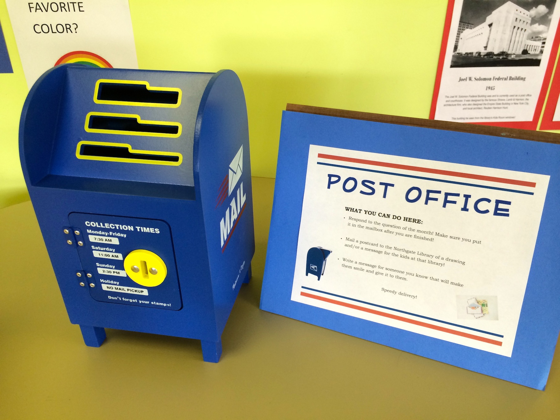 Speedy Delivery! Post Office in the Library