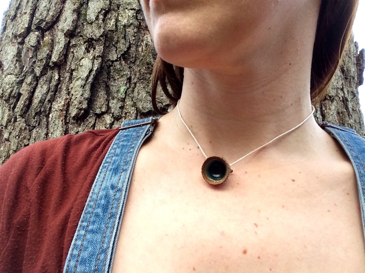 acorn necklace