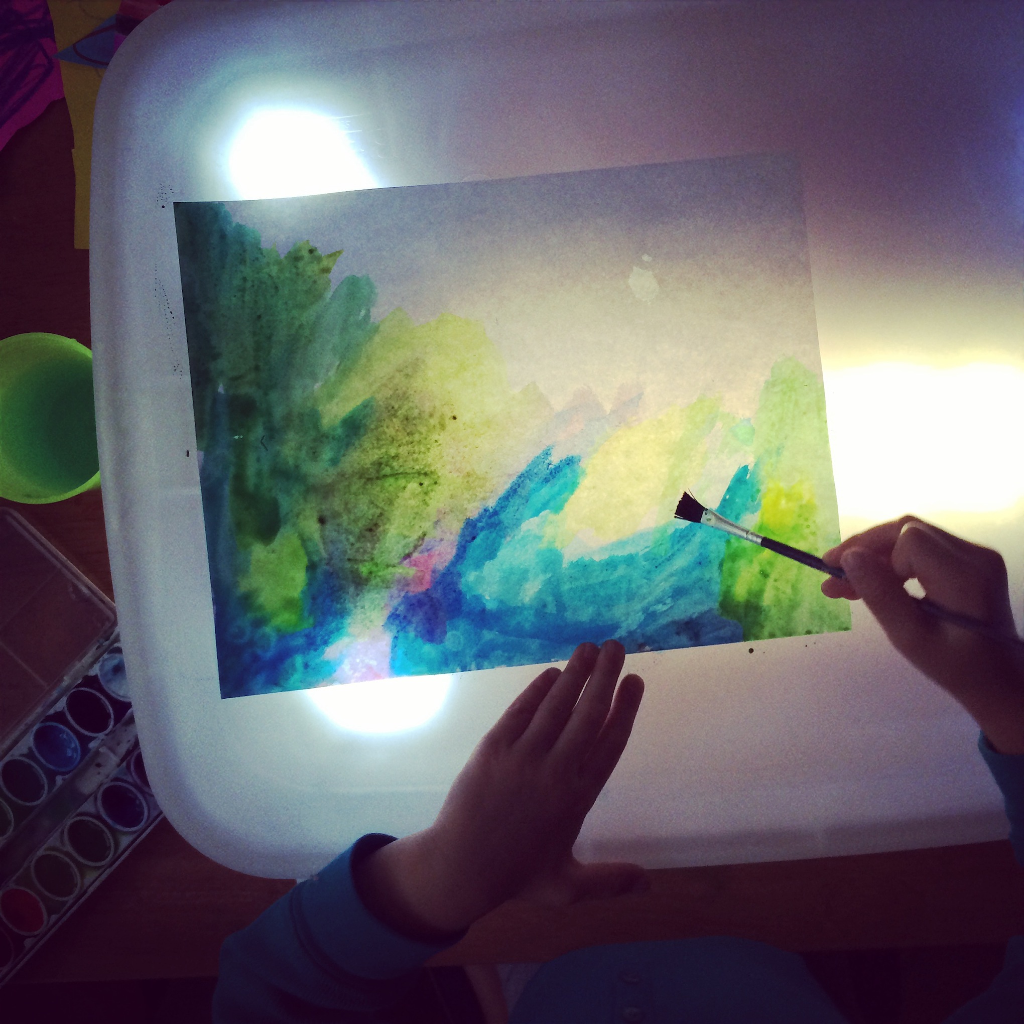 light table watercolors 1