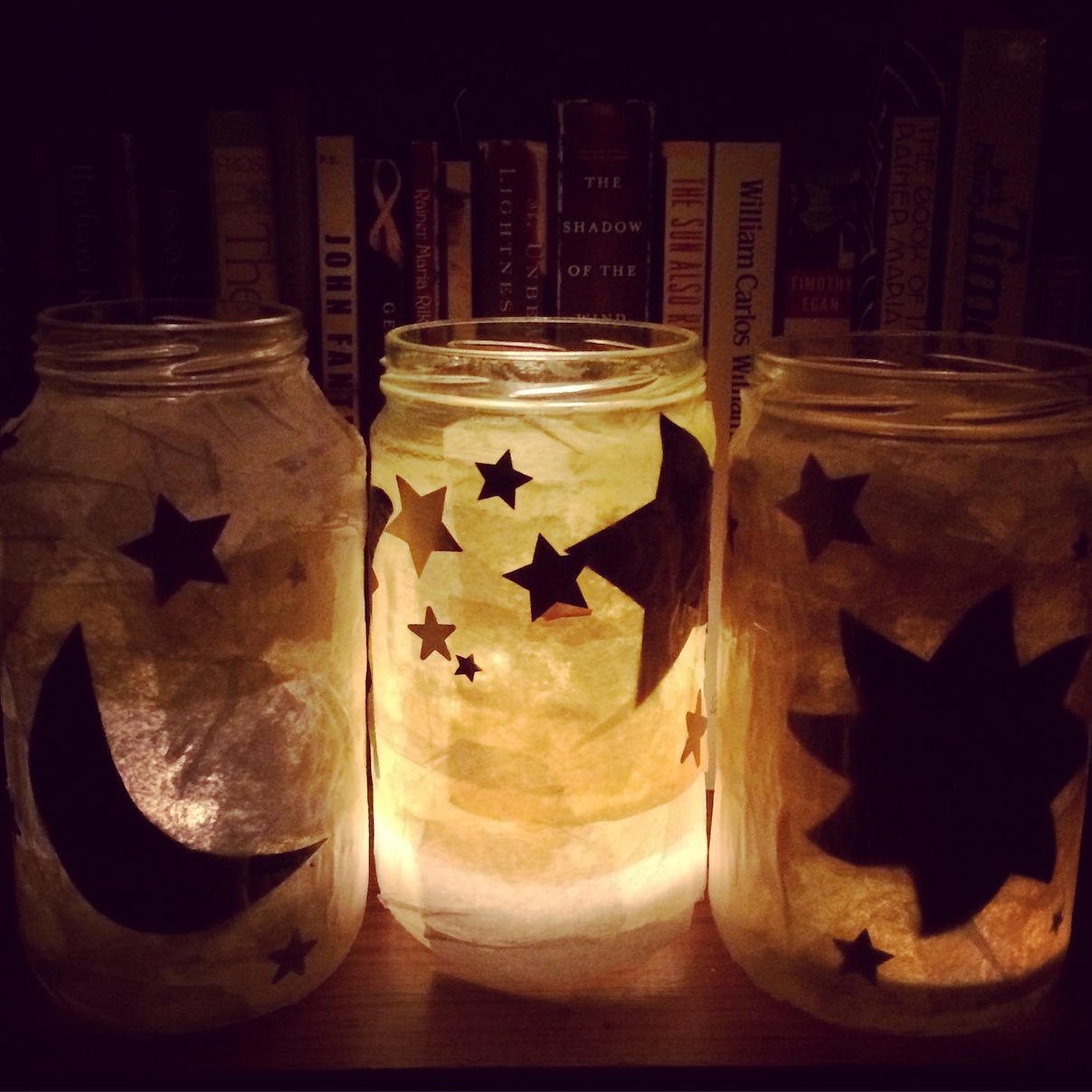 DIY lanterns for celebrating Winter Solstice