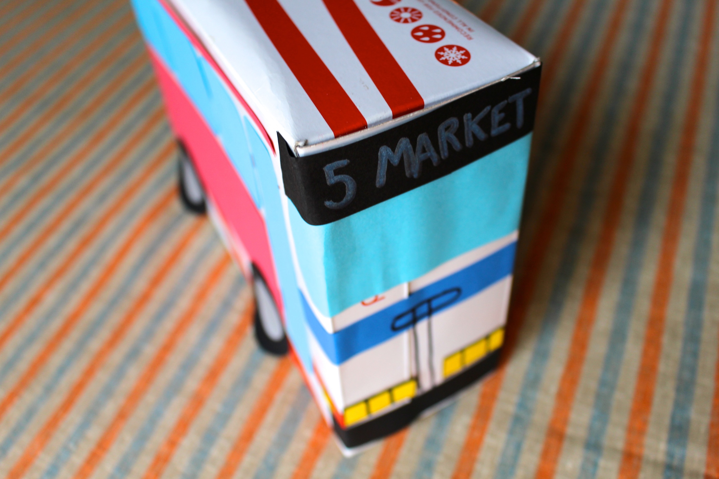 Last Stop on Market Street 3D Bus Art Project 3