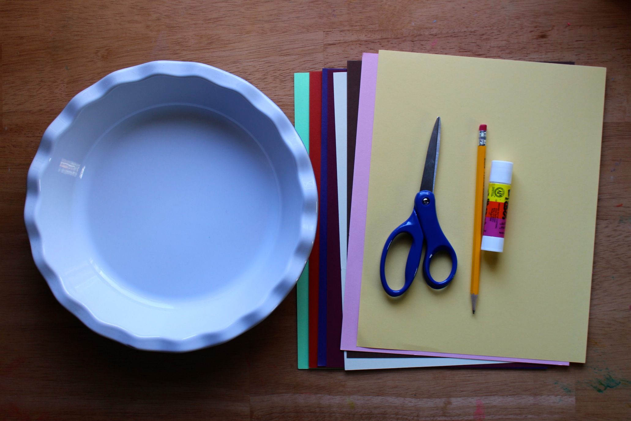 Materials for pie art