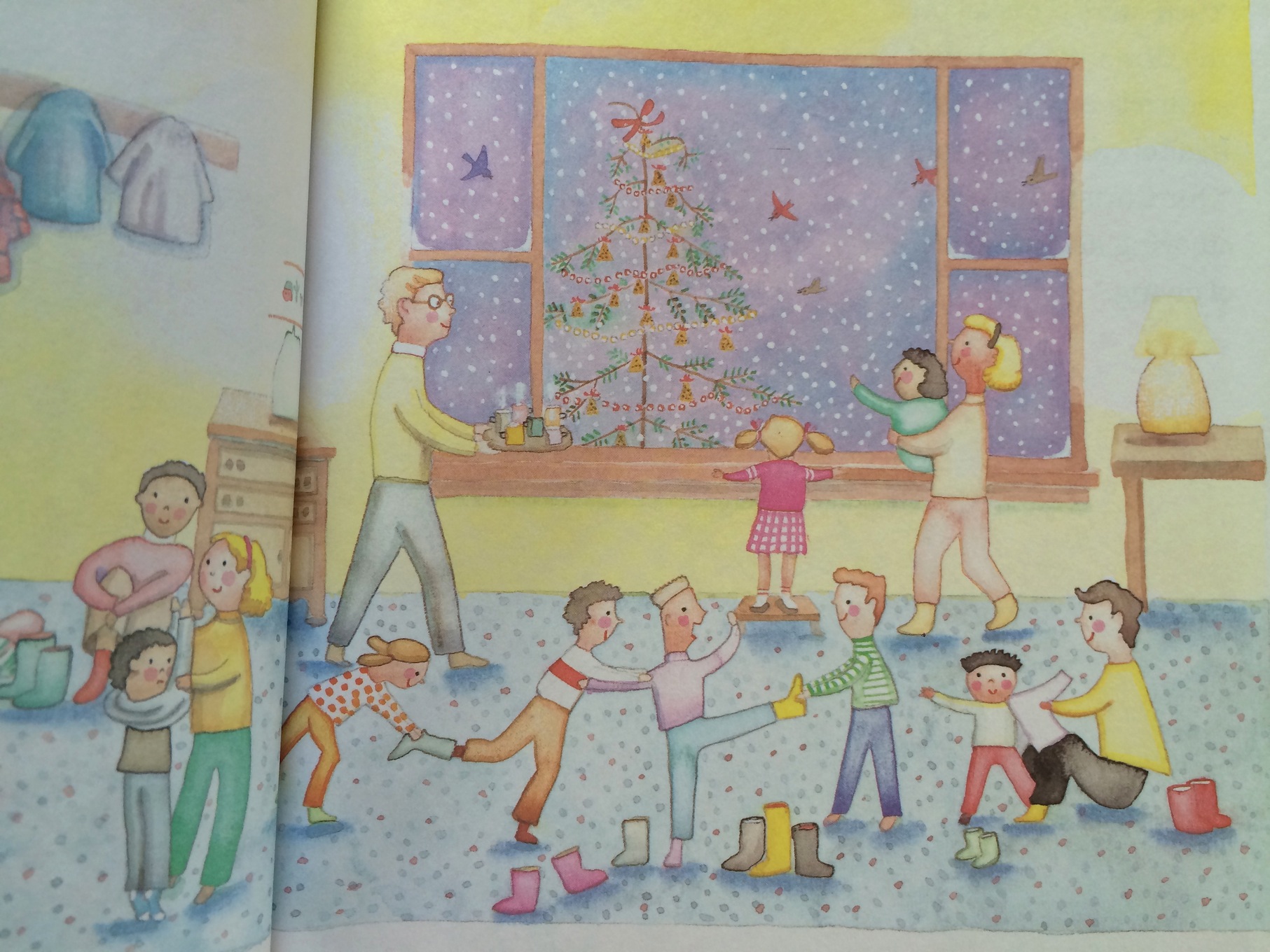 The After-Christmas Tree Book - Watching the birds enjoy the tree