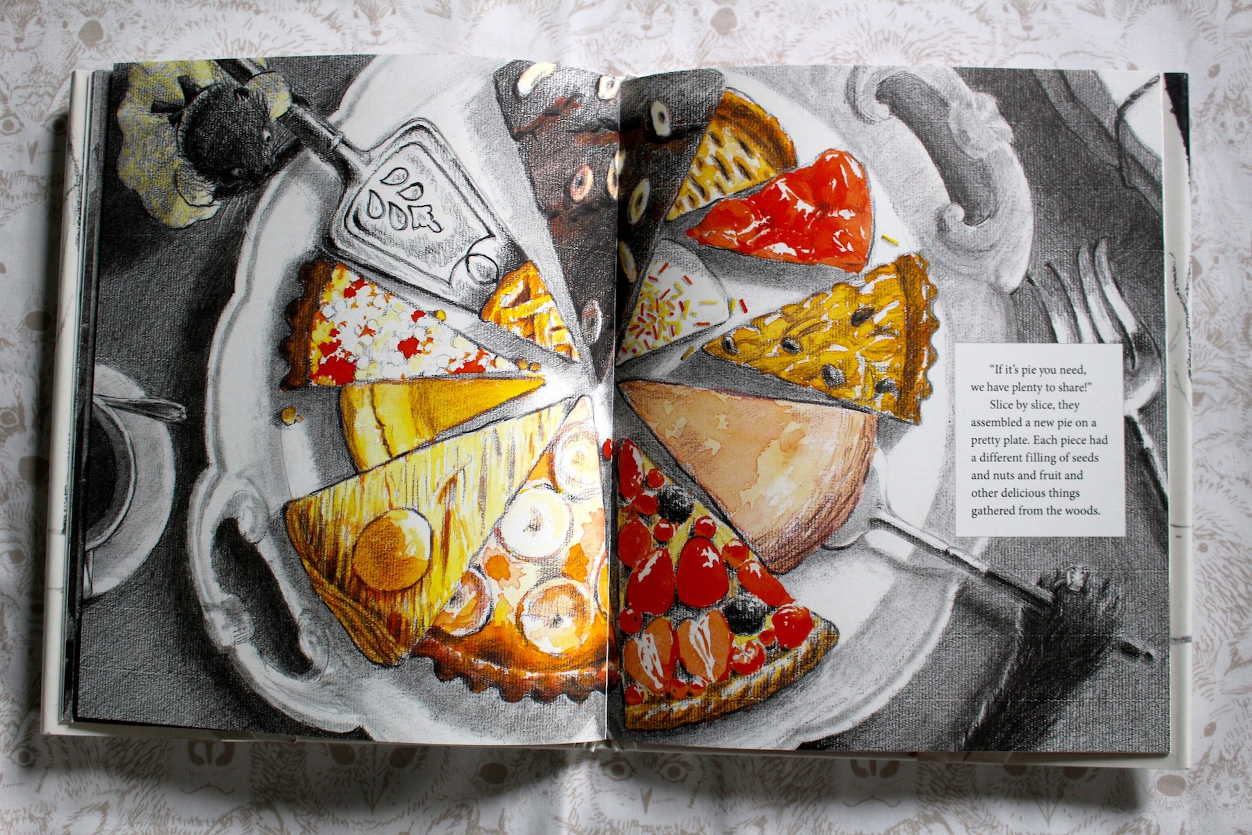 The Tea Party in the Woods pie