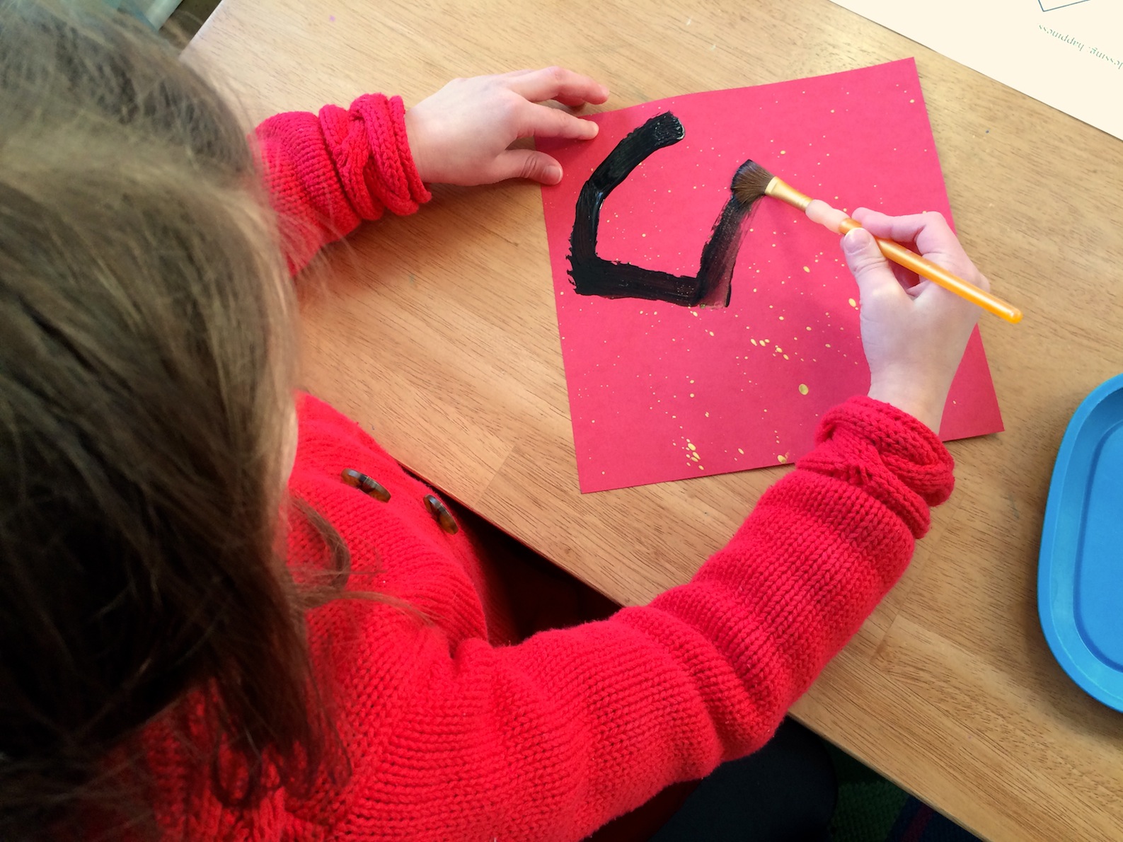 Chinese Characters Craft for Chinese New Year