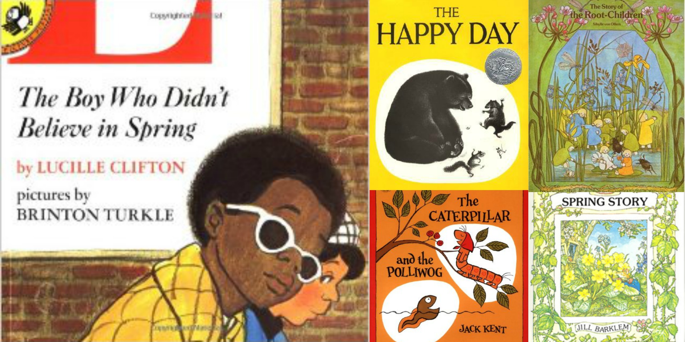 vintage children's picture books about spring
