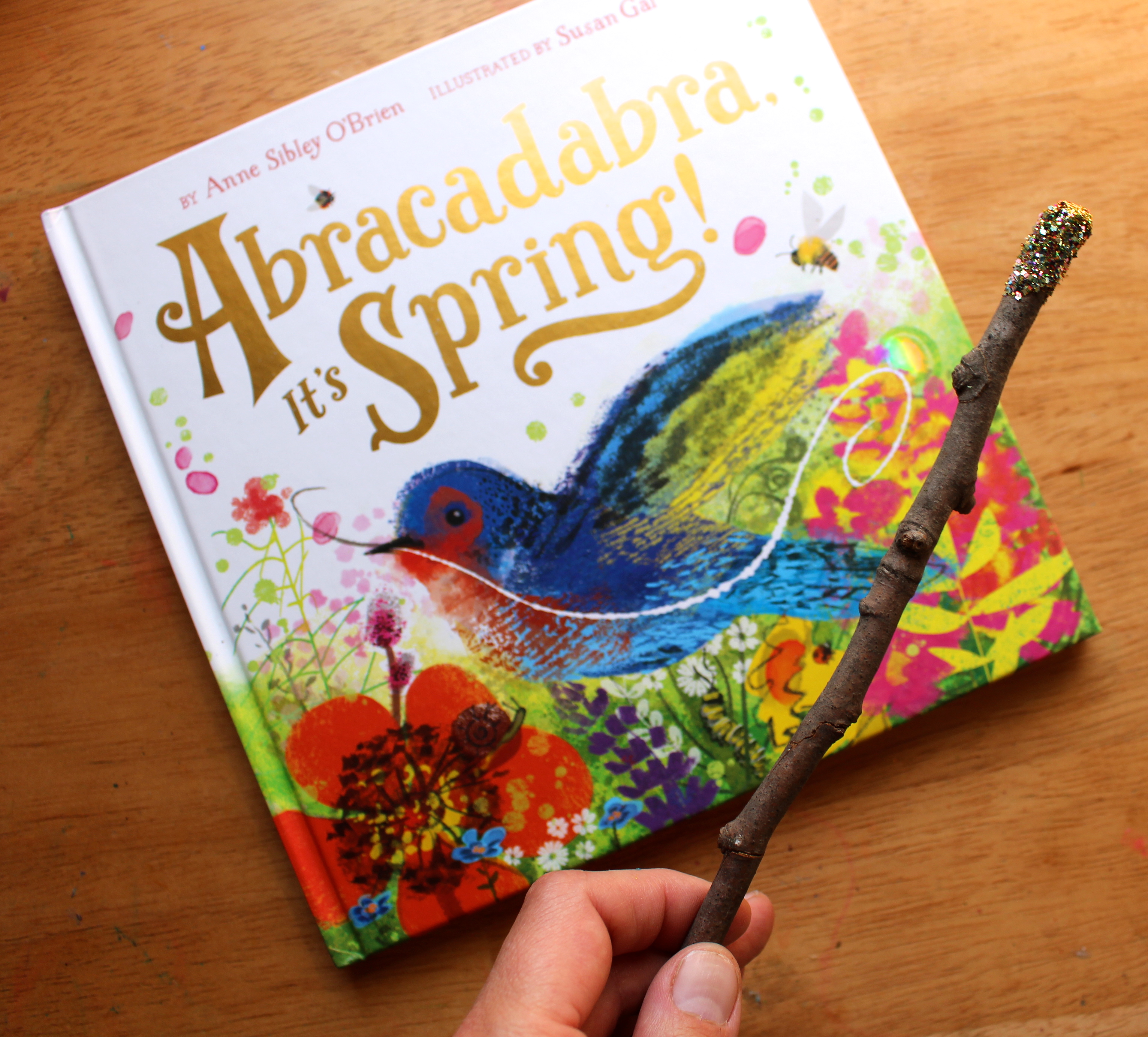 Abracadabra, It's Spring + DIY Magic Wand for kids