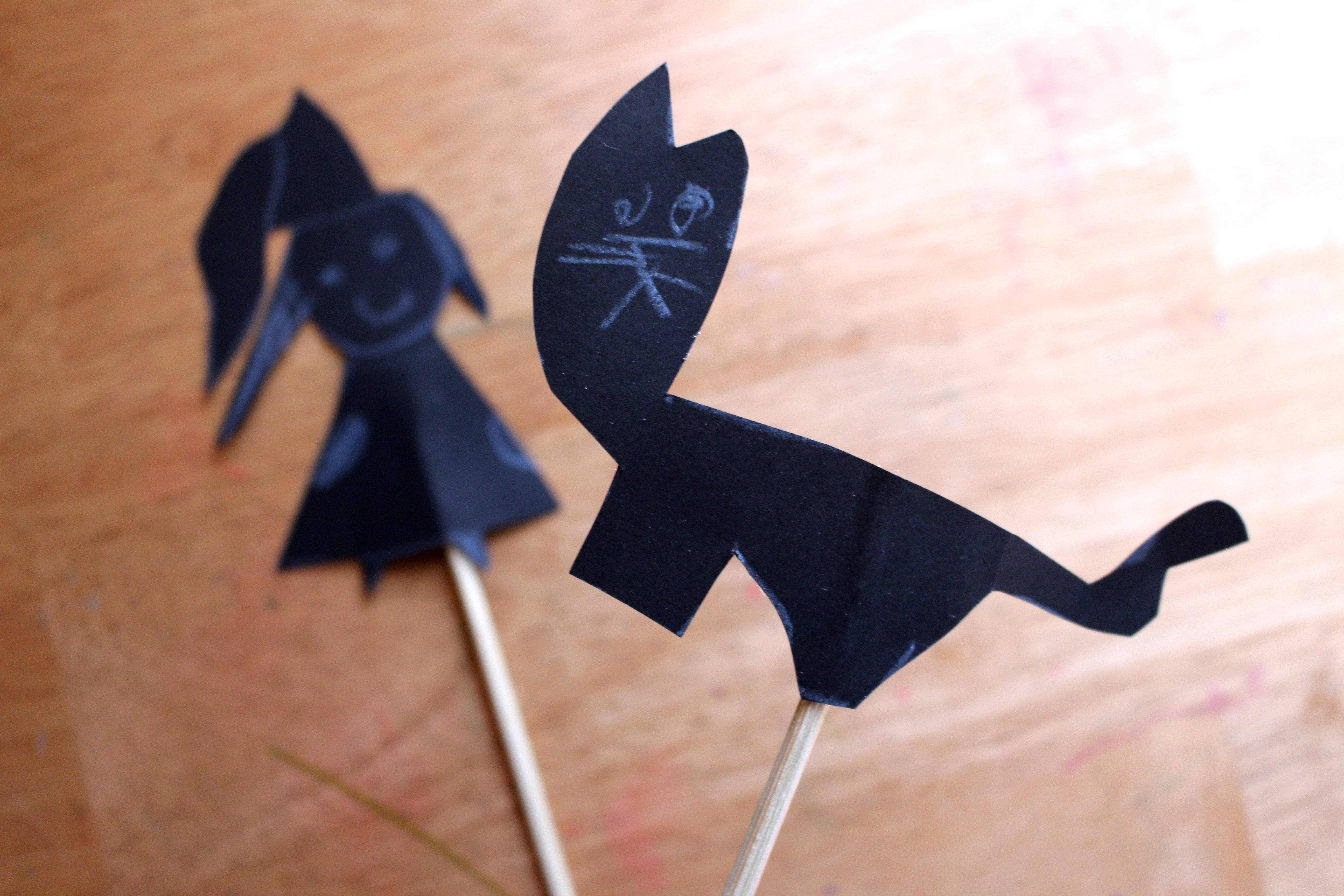 Shadow Play free-form puppets