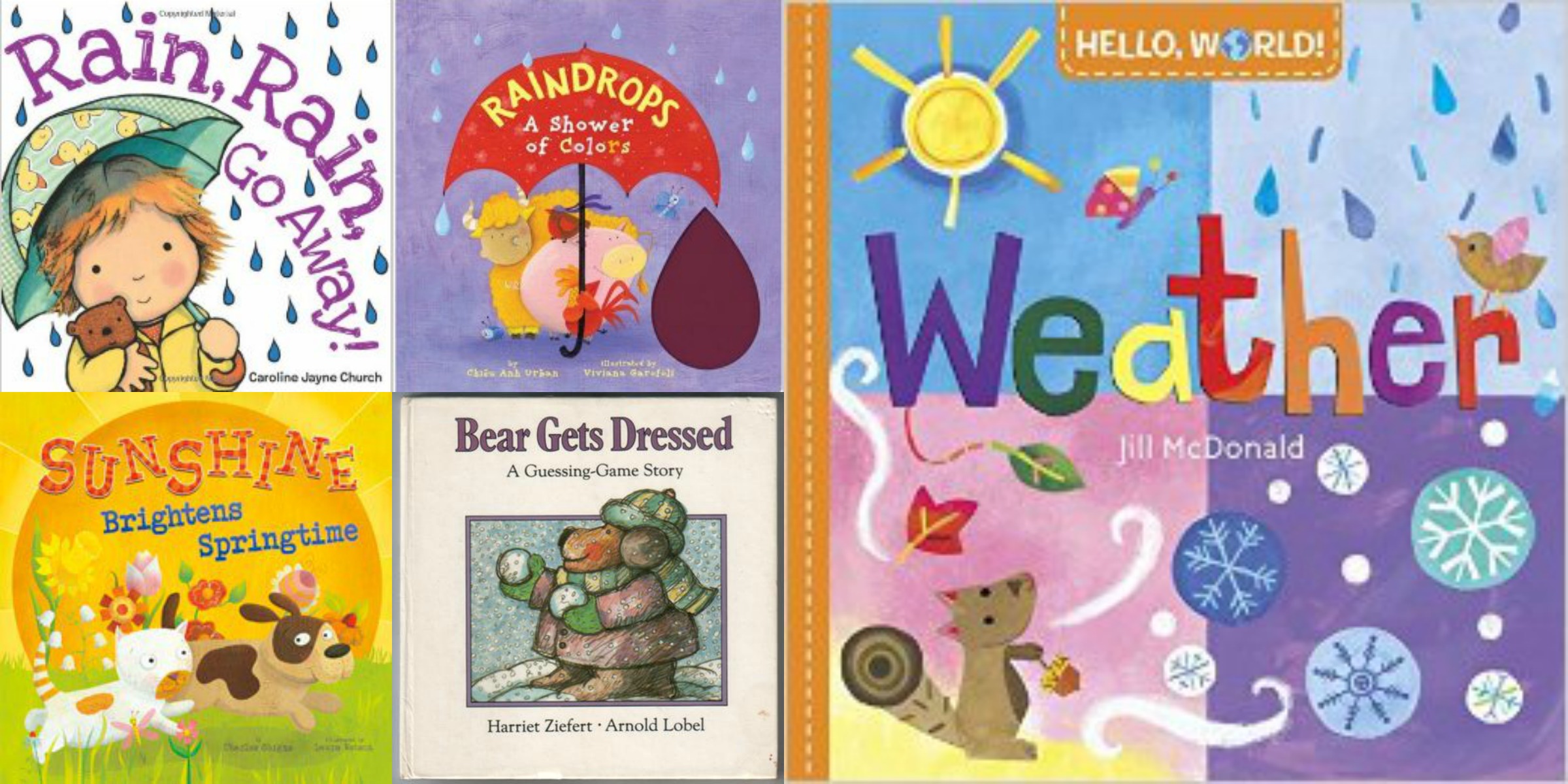 Books for Babies and Toddlers About Weather