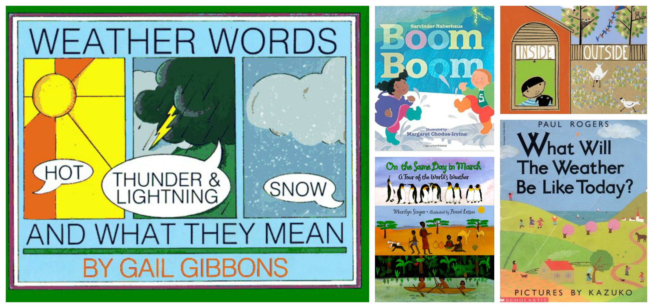 Children's books about weather