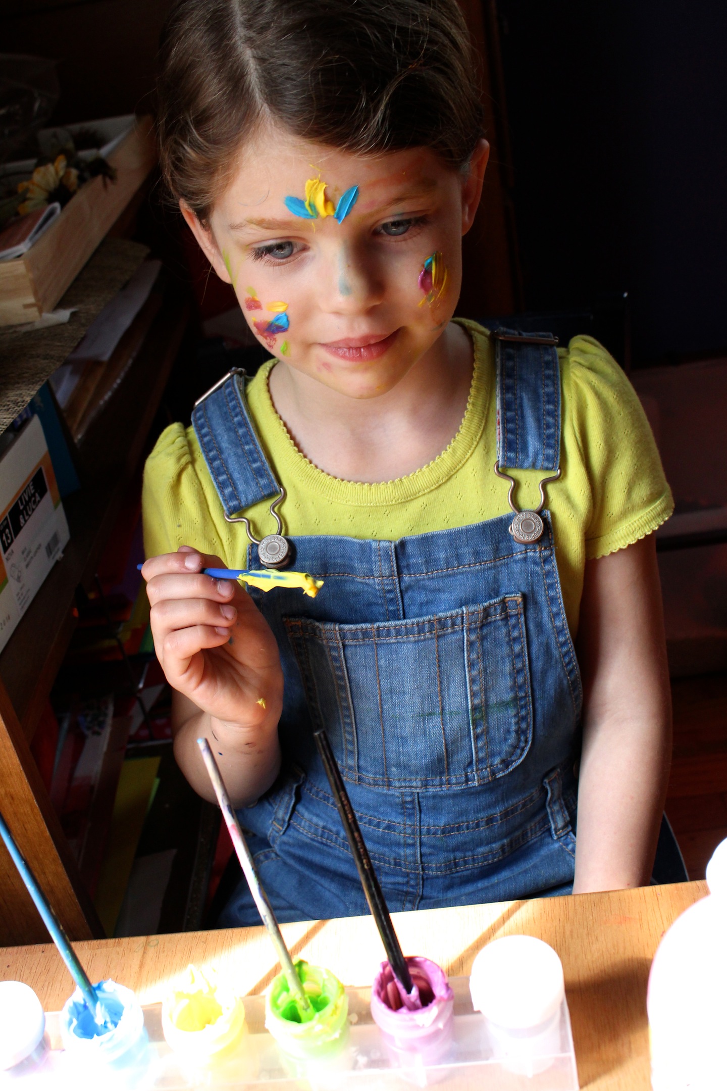 Swatch The Girl Who Loved Color face paint