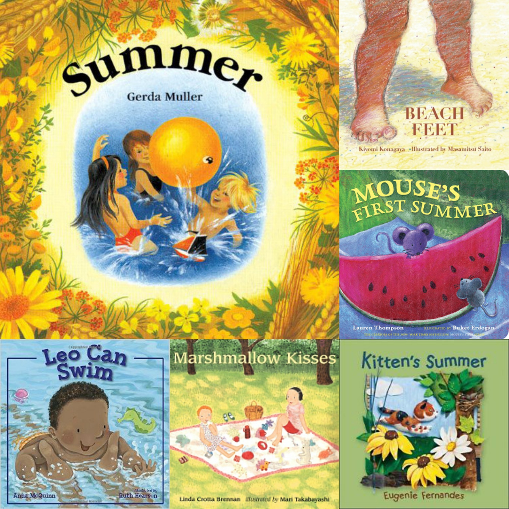 books for babies and toddlers about summer