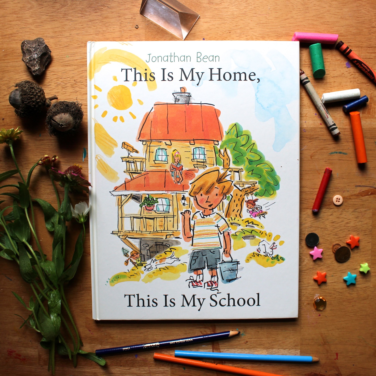 This Is My Home This Is My School by Jonathan Bean - A stunning autobiographical picture book about homeschool life