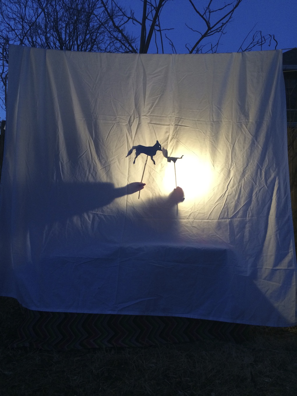 shadow puppets