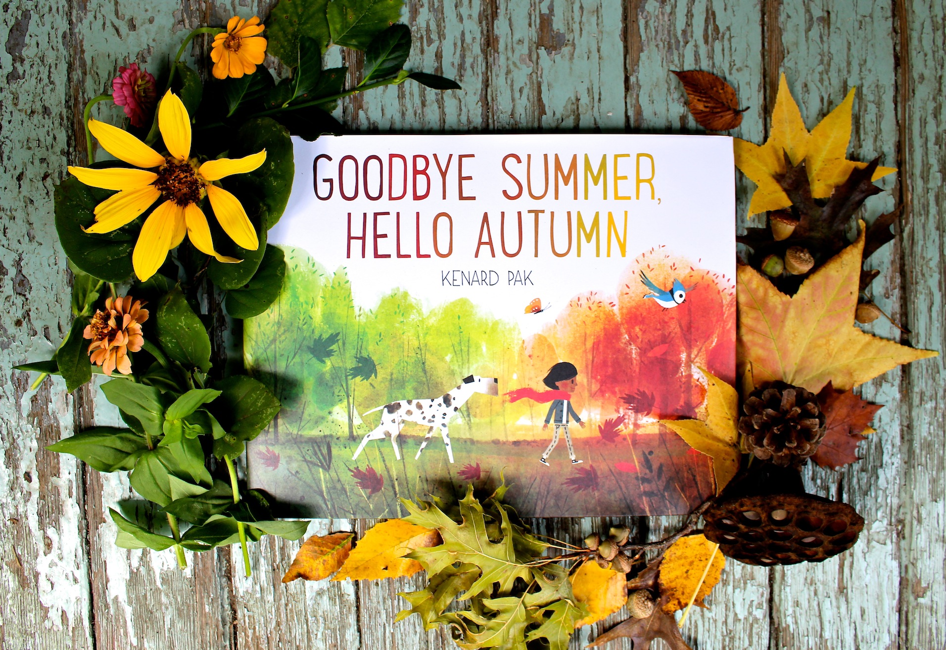 Goodbye Summer, Hello Autumn by Kenard Pak +Flower Press Nature Activity